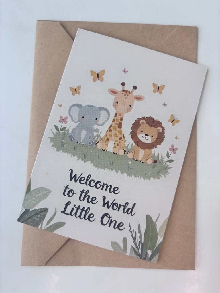 Personalised Baby Greeting Card – Add A Personalised Message!